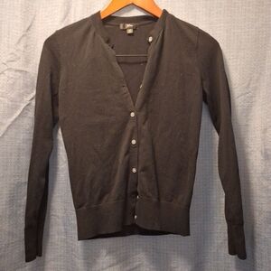 J. Crew Black Women's Cardigan Sweater Size XS